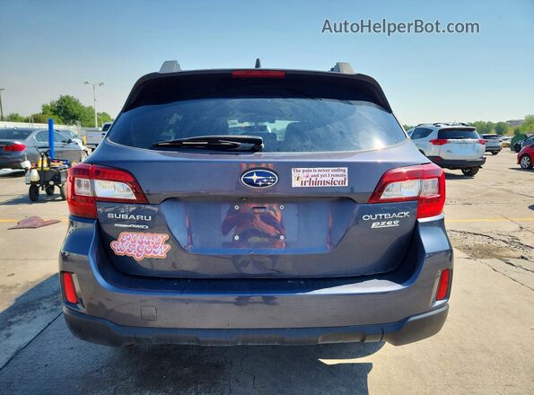 4S4BSANC8H3340644 2017 SUBARU OUTBACK Серый Вид сзади