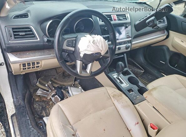 4S4BSANC8H3404603 2017 SUBARU OUTBACK Белый Вид панели приборов