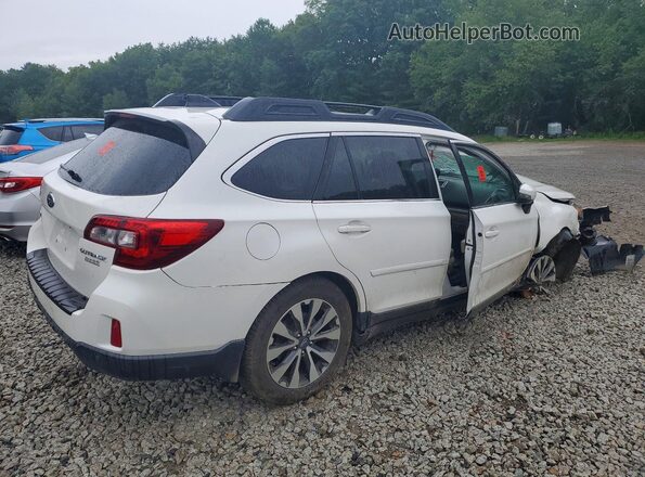 4S4BSANC8H3404603 2017 SUBARU OUTBACK Белый Задняя правая четверть