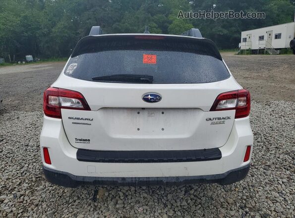 4S4BSANC8H3404603 2017 SUBARU OUTBACK Белый Вид сзади