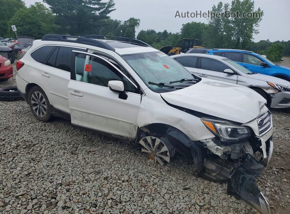4S4BSANC8H3404603 2017 SUBARU OUTBACK Белый Передняя правая четверть