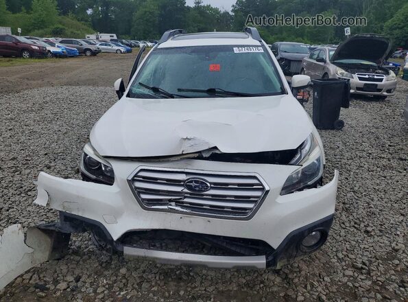 4S4BSANC8H3404603 2017 SUBARU OUTBACK Белый Вид спереди