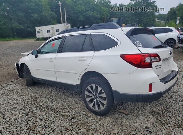 4S4BSANC8H3404603 2017 SUBARU OUTBACK Белый Задняя левая четверть