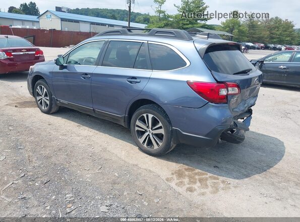 4S4BSANC8J3206609 2018 SUBARU OUTBACK Синий Задняя левая четверть