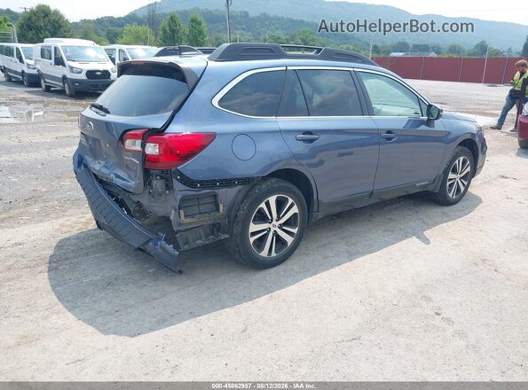 4S4BSANC8J3206609 2018 SUBARU OUTBACK Синий Задняя правая четверть