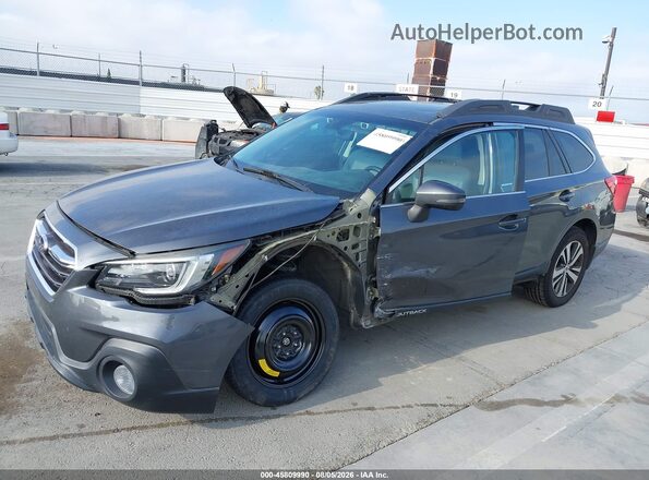 4S4BSANC8J3304491 2018 SUBARU OUTBACK Gray Front view