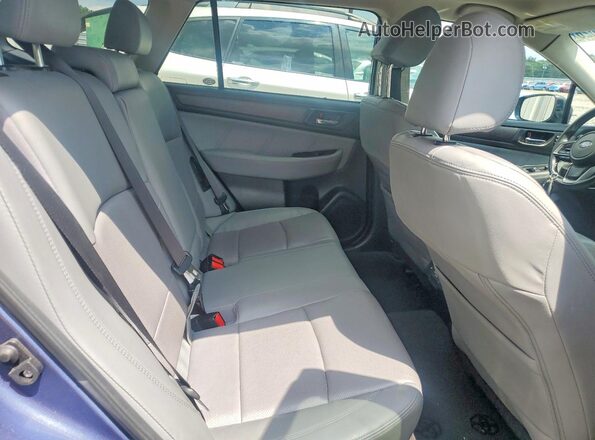 4S4BSANC8J3369938 2018 SUBARU OUTBACK Blue Rear seats view