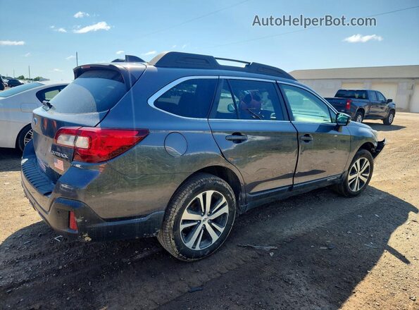 4S4BSANC8K3242236 2019 SUBARU OUTBACK Gray Trasero derecho
