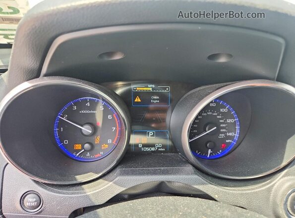 4S4BSANC8K3248733 2019 SUBARU OUTBACK Серый Вид щитка приборов