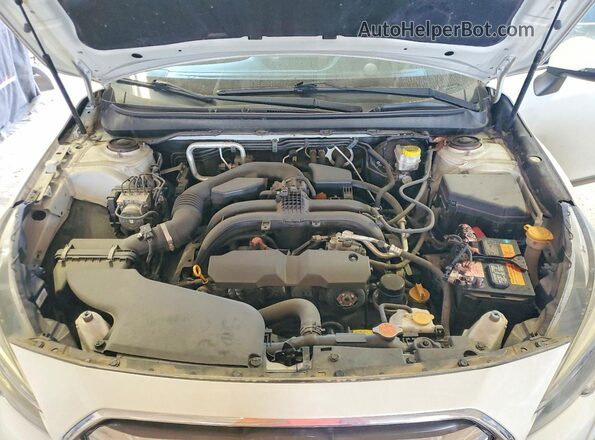 4S4BSANC8K3259375 2019 SUBARU OUTBACK Белый Вид подкапотного пространства
