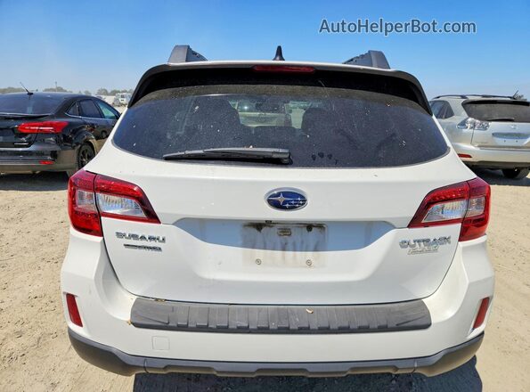 4S4BSANC9G3270232 2016 SUBARU OUTBACK White Հետևի տեսք