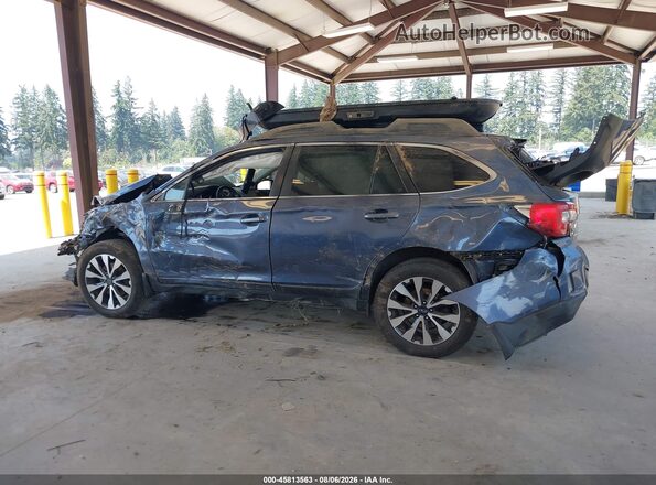 4S4BSANC9H3247406 2017 SUBARU OUTBACK Blue უკანა სალონის ხედი