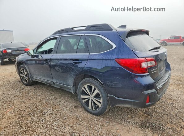 4S4BSANC9J3265393 2018 SUBARU OUTBACK Синий Задняя левая четверть