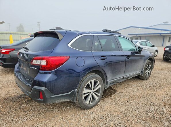 4S4BSANC9J3265393 2018 SUBARU OUTBACK Синий Задняя правая четверть