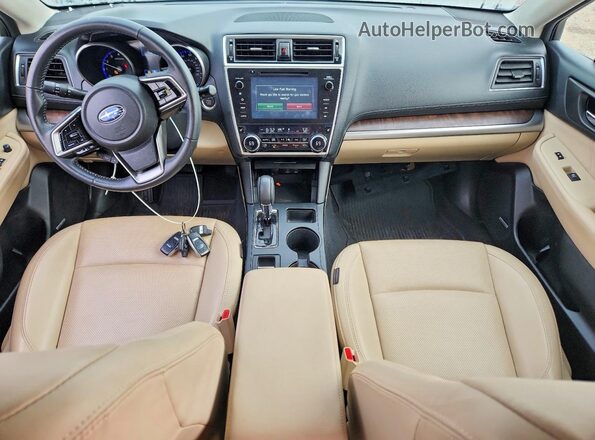 4S4BSANC9J3265393 2018 SUBARU OUTBACK Синий Вид панели приборов