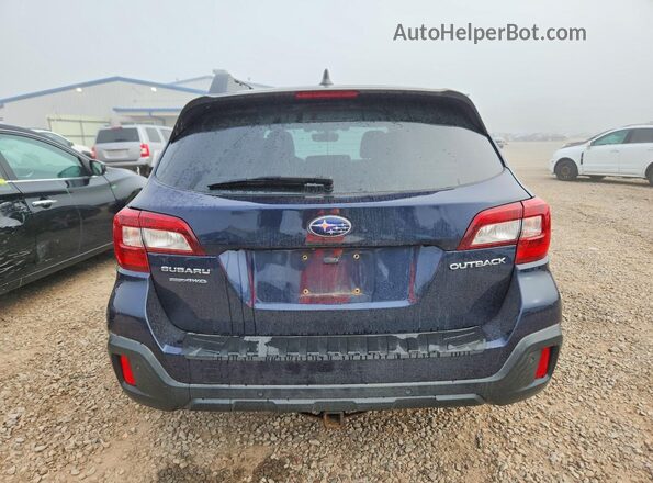 4S4BSANC9J3265393 2018 SUBARU OUTBACK Синий Вид сзади