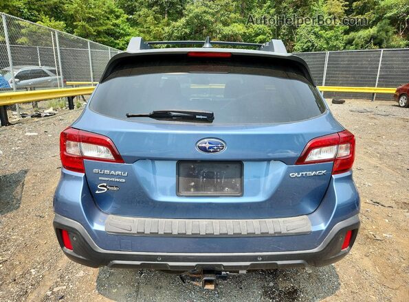 4S4BSANC9J3284848 2018 SUBARU OUTBACK Blue Вид ззаду