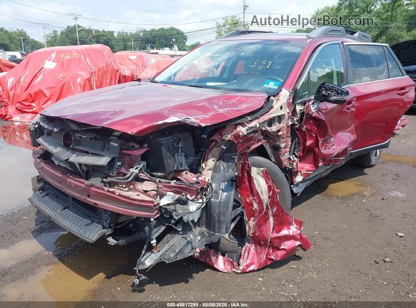 4S4BSANC9K3246313 2019 SUBARU OUTBACK Red წინა ხედი
