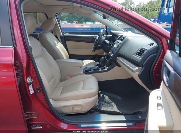 4S4BSANC9K3246313 2019 SUBARU OUTBACK Red წინა სალონის ხედი