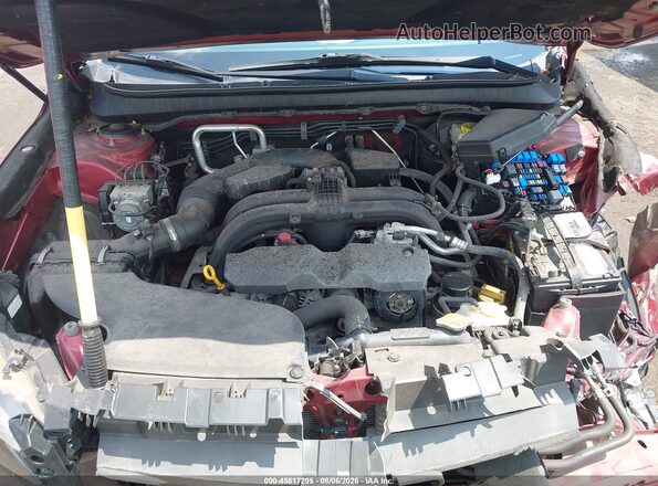 4S4BSANC9K3246313 2019 SUBARU OUTBACK Red უკანა ხედი