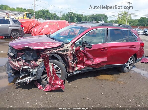 4S4BSANC9K3246313 2019 SUBARU OUTBACK Red სალონის 360-გრადუსიანი ხედი
