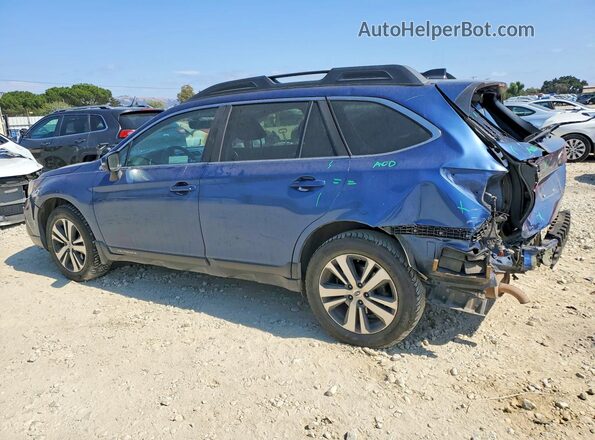 4S4BSANC9K3357766 2019 SUBARU OUTBACK Blue Trasero izquierdo
