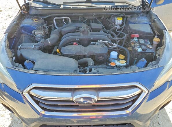 4S4BSANC9K3357766 2019 SUBARU OUTBACK Blue Vista del compartimento del motor