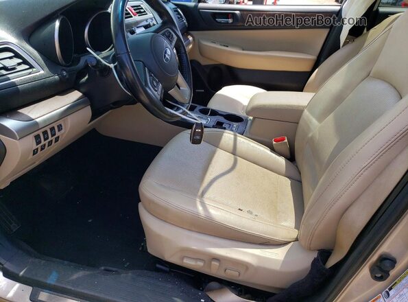 4S4BSANCXG3273639 2016 SUBARU OUTBACK Gold Սալոնի դիմացի տեսք