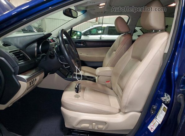 4S4BSANCXG3323472 2016 SUBARU OUTBACK Blue Widok wnętrza z przodu
