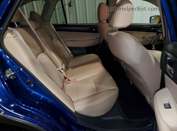 4S4BSANCXG3323472 2016 SUBARU OUTBACK Blue Widok tylnych siedzeń