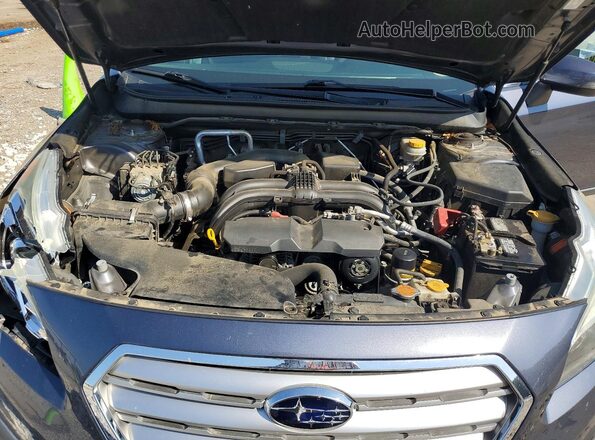 4S4BSANCXH3281077 2017 SUBARU OUTBACK Gray Widok komory silnika