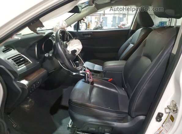 4S4BSANCXJ3313967 2018 SUBARU OUTBACK Белый Вид салона спереди