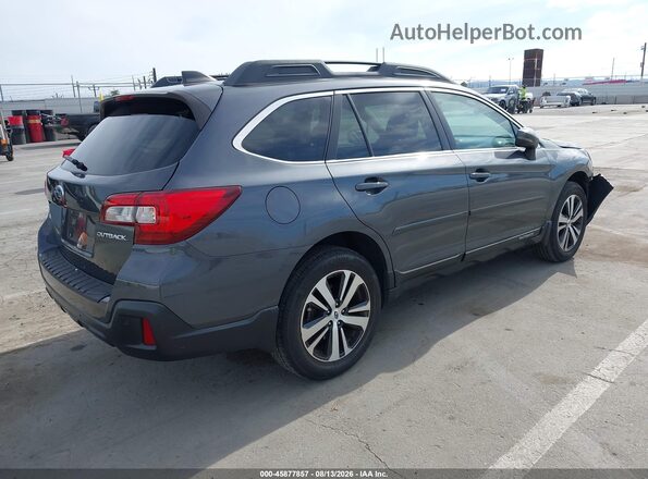 4S4BSANCXJ3344054 2018 SUBARU OUTBACK Gray Trasero derecho
