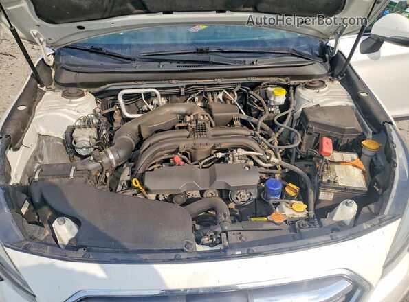 4S4BSANCXJ3366393 2018 SUBARU OUTBACK Белый Вид подкапотного пространства