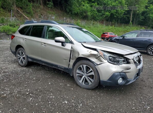 4S4BSANCXK3316711 2019 SUBARU OUTBACK Gold Delantero derecho