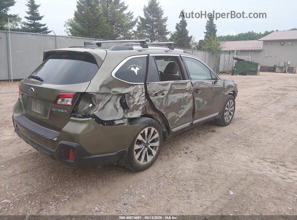 4S4BSATC4J3321355 2018 SUBARU OUTBACK Green Trasero derecho