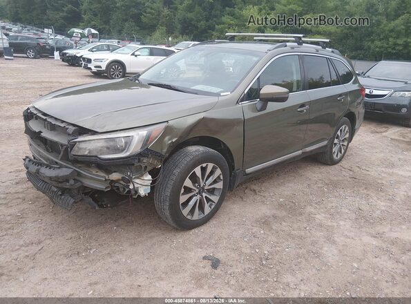 4S4BSATC4J3321355 2018 SUBARU OUTBACK Green Vista tres cuartos delantera izquierda