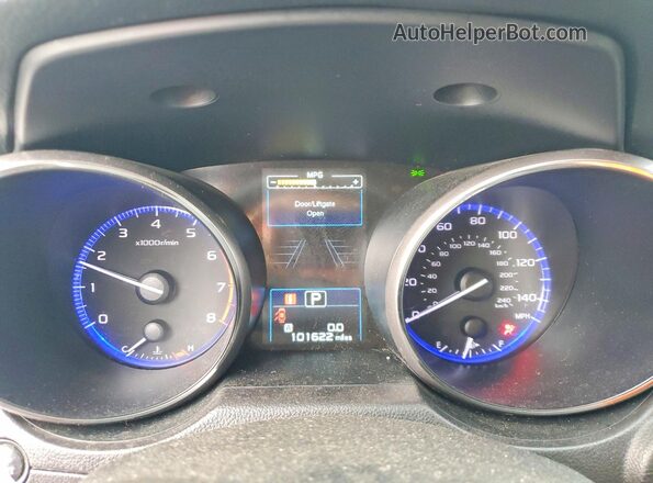 4S4BSATC6H3417157 2017 SUBARU OUTBACK Black Widok zestawu wskaźników