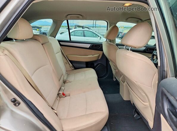 4S4BSBAC8G3276826 2016 SUBARU OUTBACK Tan Vista interior trasera