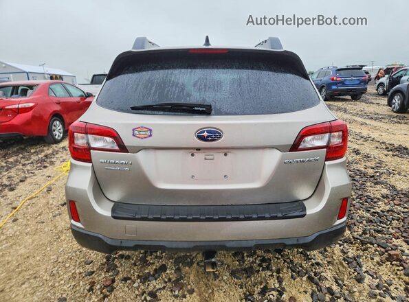 4S4BSBCC4G3222078 2016 SUBARU OUTBACK Cream Հետևի տեսք
