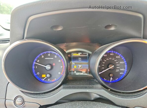 4S4BSBCCXG3328017 2016 SUBARU OUTBACK Синий Вид щитка приборов