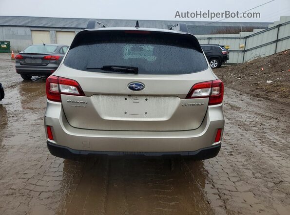 4S4BSBDC2G3287607 2016 SUBARU OUTBACK Gold Հետևի տեսք