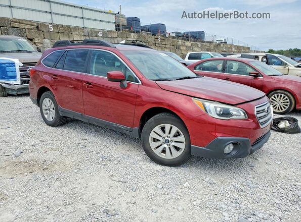 4S4BSBDCXG3318344 2016 SUBARU OUTBACK Red Delantero derecho