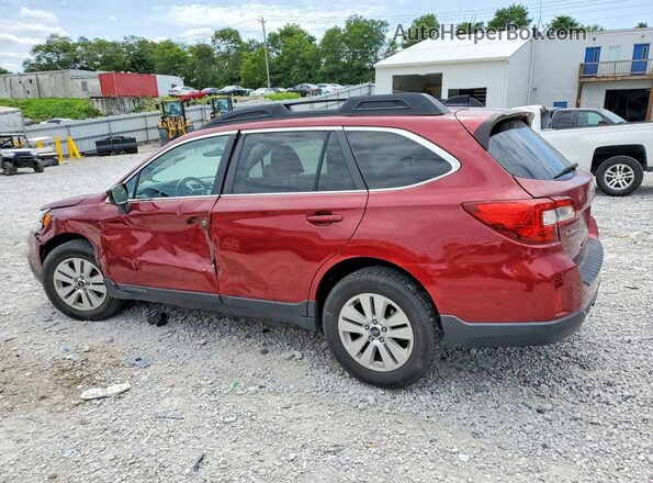 4S4BSBDCXG3318344 2016 SUBARU OUTBACK Red Trasero izquierdo