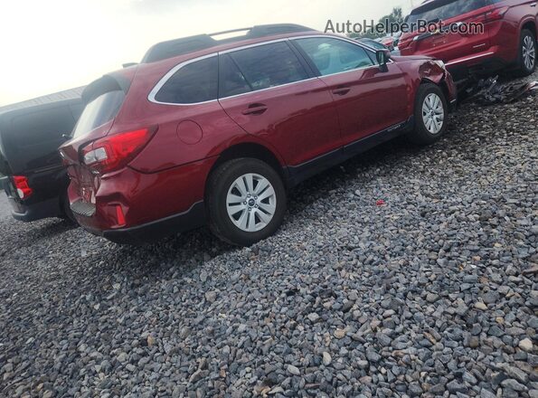 4S4BSBFC1G3214676 2016 SUBARU OUTBACK Burgundy Tył prawy