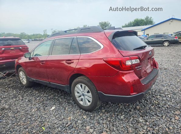 4S4BSBFC1G3214676 2016 SUBARU OUTBACK Burgundy Tył lewy