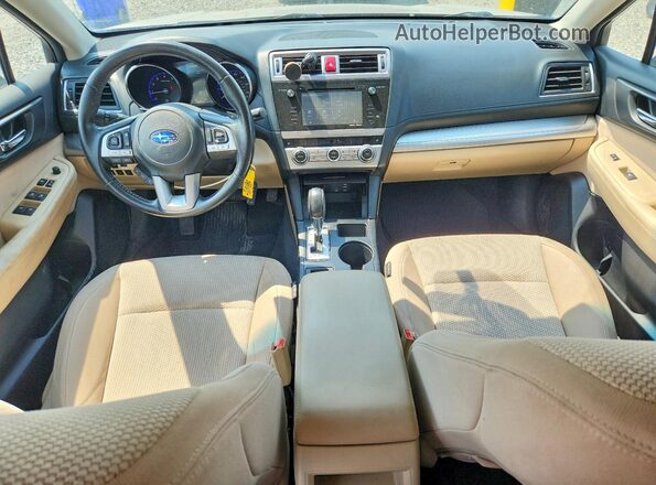4S4BSBFC1G3277874 2016 SUBARU OUTBACK Silver Առջևի վահանակի տեսք