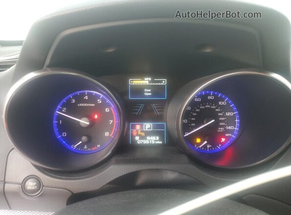 4S4BSBFC3G3237585 2016 SUBARU OUTBACK White Instrument cluster view