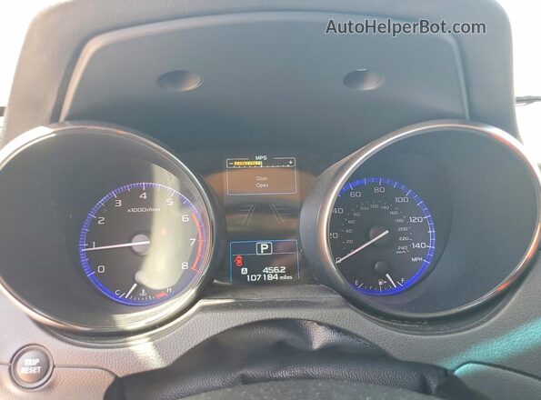4S4BSBFCXG3316459 2016 SUBARU OUTBACK Green ხელსაწყოთა პანელის ხედი
