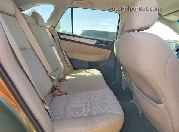4S4BSBFCXG3316459 2016 SUBARU OUTBACK Green უკანა სალონის ხედი